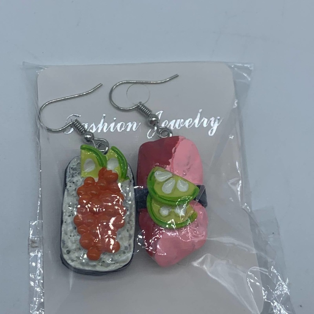 NEW sushi and fish egg earrings - Picture 13 of 16